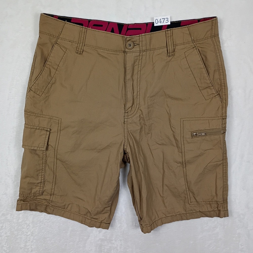 Denali Cargo Shorts Mens 32 Tan Khaki Hiking‎ Outdoors Gorpcore Work Wear Summer